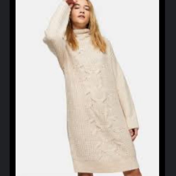 TOPSHOP Sweater Dress - Picture 1 of 6